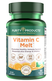 VITAMIN C MELT™ – with PureWay-C® + B12 – 30 MELTS