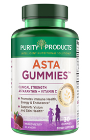 AstaGummies™ + Vitamin C – Mixed Berry 30 Count